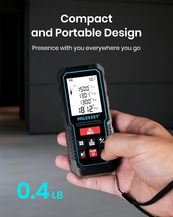 MILESEEY Laser Measurement Tool, 229Ft Laser Measure - Image 7