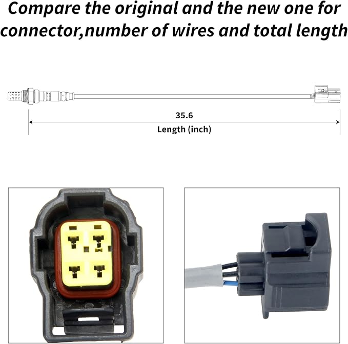 234-4114 Oxygen Sensor Downstream Compatible - Image 2