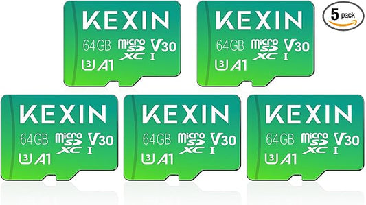 KEXIN Micro SD Card 64GB 5 Pack microSDXC Memory Card Class 10 Micro SD Card by Home