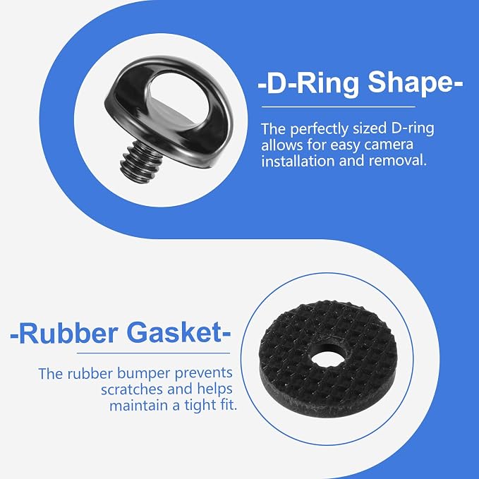 Skrfren 1/4" Camera Neck Strap Screw Holder - Image 6