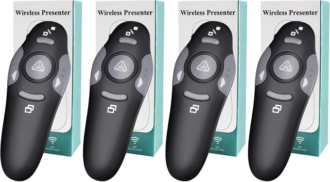 Wireless Presentation Clicker for PowerPoint, Wireless Presenter Remote by CLIKBUTM%C2%AE