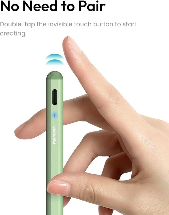 Metapen Pencil A8 for Apple iPad 2018-2026, Palm Rejection, Pixel Precision - Image 8