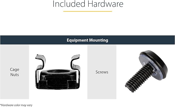 StarTech.com 2-Post 12U Heavy-Duty Wall Mount Network Rack, Wall Mount Data Rack - Image 5
