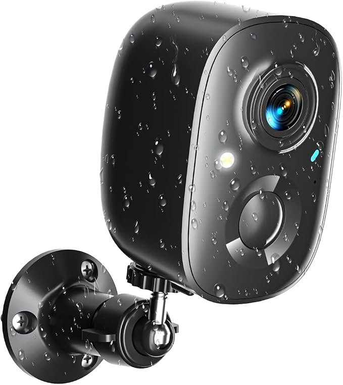 Security Cameras Wireless Outdoor 2K WiFi Wireless Camera Battery Powered by Unknown