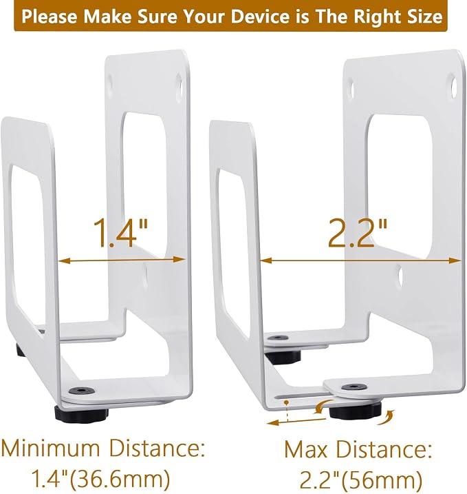 Adjustable Cable Box Wall Mount Modem Wall Mounting Bracket Designed - Image 2