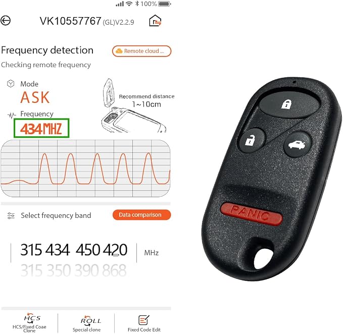 Car Key Fob Remote Keyless Entry Control A269ZUA101 434MHz 3 Button Replacement - Image 5