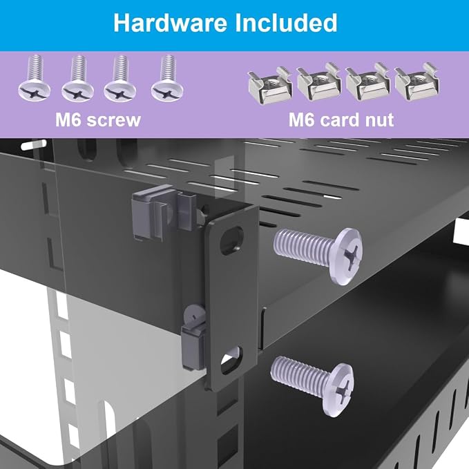 1U Disassembled Universal Server Rack Shelf Steel - Image 5