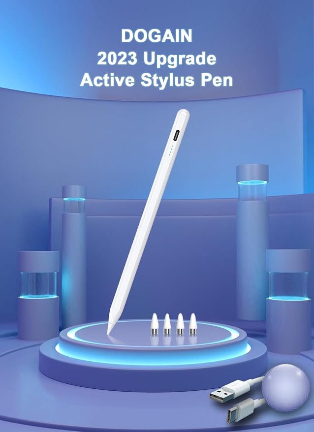 Stylus Pens for Touch Screens Power-Display Tablet Pen POM Tip Magnetic Digital - Image 7