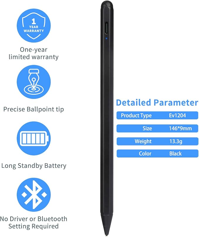 Stylus Pens for Lenovo Yoga Tab Pencil, Active Stylus Pen for Touch Screen - Image 6