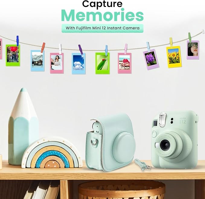 Fujifilm Instant Mini 12 Camera + Accessory Bundle & Custom Case + Fuji Instant - Image 2