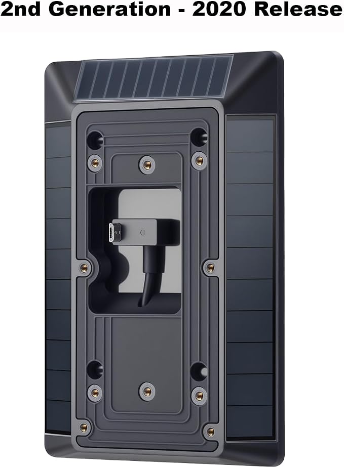 Solar Charger Compatible with Ring Video Doorbell, Micro USB Port Only - Image 4