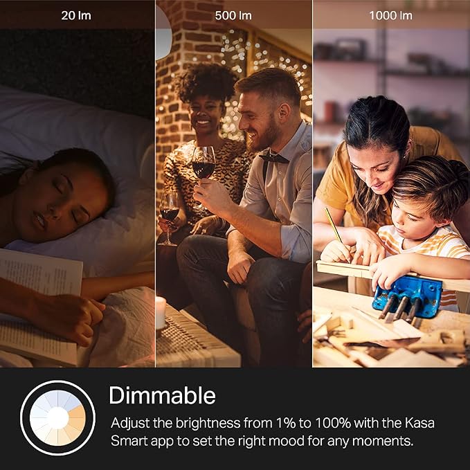Kasa Smart Light Bulbs, 1000 Lumens High Brightness, 16M Color Changing - Image 6