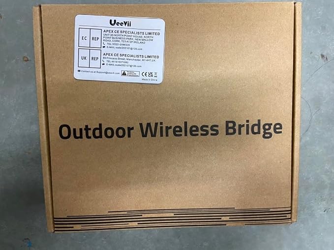 UeeVii CPE450 Wireless Bridge and WR3000K WiFi Router Kit, 5.8G 3KM Point to - Image 2
