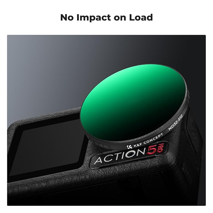 K&F CONCEPT Push in Fit Variable ND32-512 Filter Compatible - Image 6