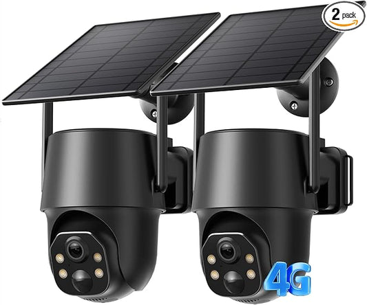 SEHMUA No WiFi Security Camera, 4G LTE Cellular Security Cameras Outdoor by SEHMUA