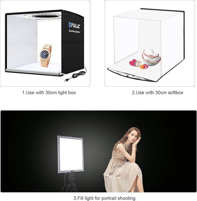 PULUZ 29cm Photography Shadowless Light Panel Ultra Bright LED Fill Light - Image 5
