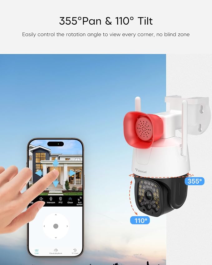 VSTARCAM 3MP Outdoor Security Camera - Image 3