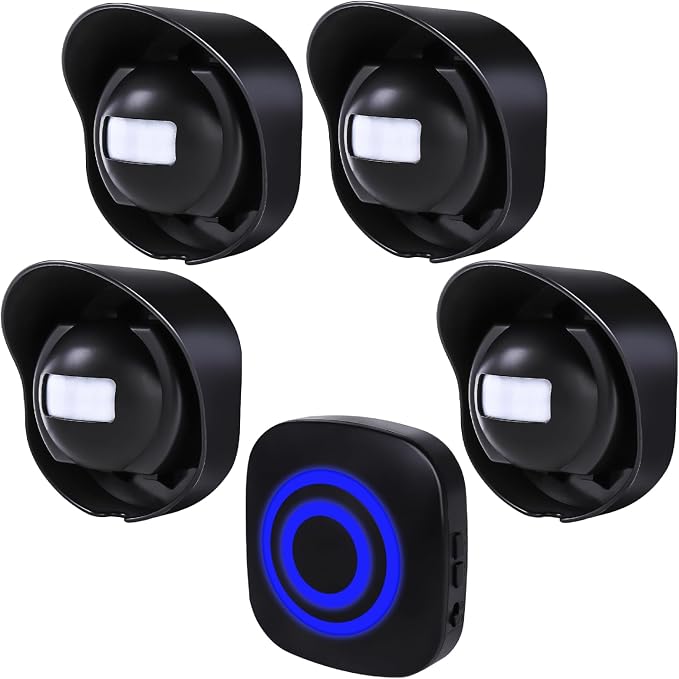 Driveway Alarm-328ft Long Range Wireless Driveway Alarm Weatherproof Outdoor by Shaogax