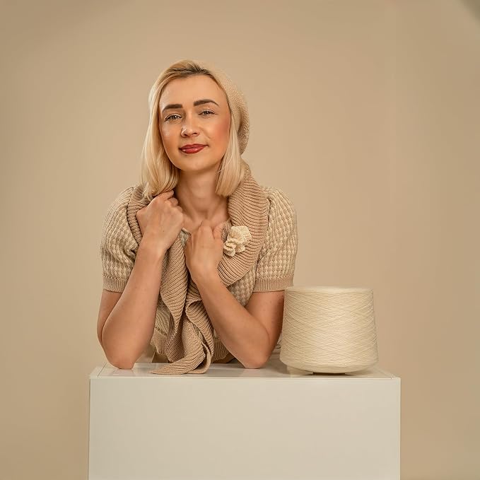 Kate Seamless Paper Backdrop for Photography Beige Cream Backdrop Paper - Image 6