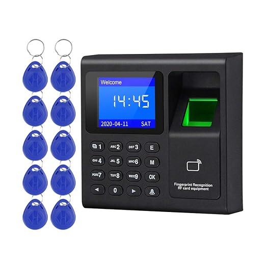 LIBO Intelligent Biometric Fingerprint Time Attendance Machine Time Clock by Unknown