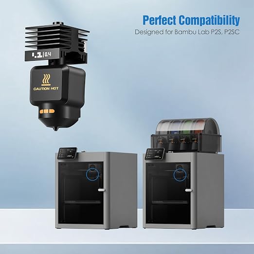Hotend Kit for Bambu Lab P2S / P2SC, Fast Heating & Stable Extrusion – 3D - Image 2