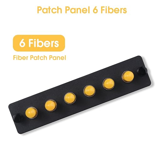 6 Simplex ST Fiber Patch Panel - Image 3