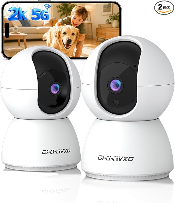 CiKiKWVO 2K Wi-Fi Indoor Security Camera, 3MP Camera by Unknown