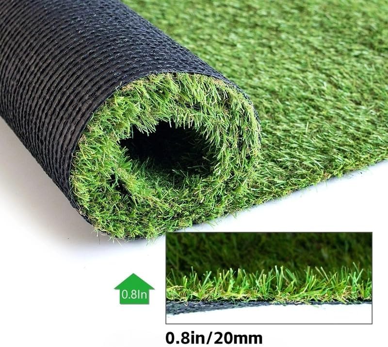 0.8 Inch Grass Height Artificial Grass 10FT x 36FT Customizable Flame Retardant - Image 2
