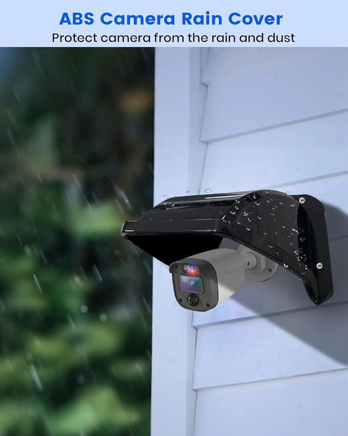 Plastic Universal Security Camera Sun Rain Cover Shield, Weatherproof - Image 3