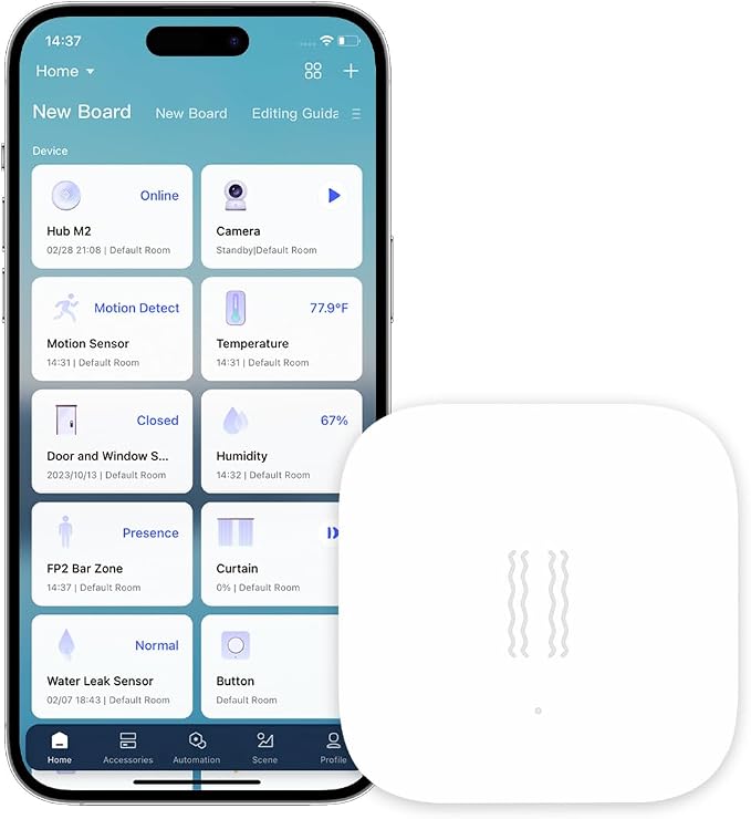 Aqara Zigbee Vibration Sensor, Wireless Mini Glass Break Detector by Aqara