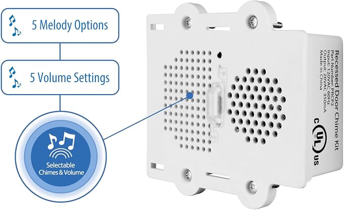 ADA Compliant Video Compatible Doorbell Chime Kit - Image 4