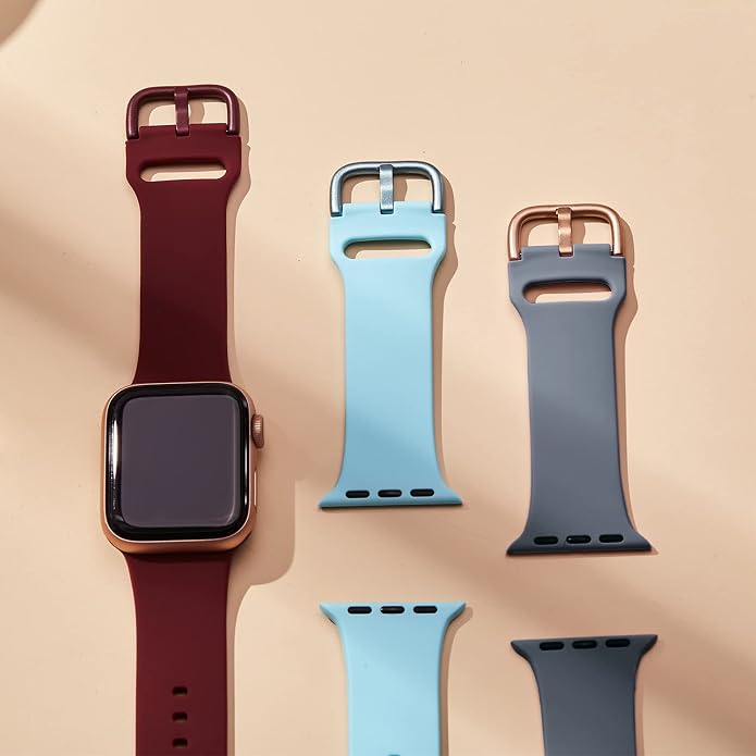Sport Band Compatible with Apple Watch Bands 49mm 46mm 45mm 44mm 42mm 41mm 40mm - Image 3