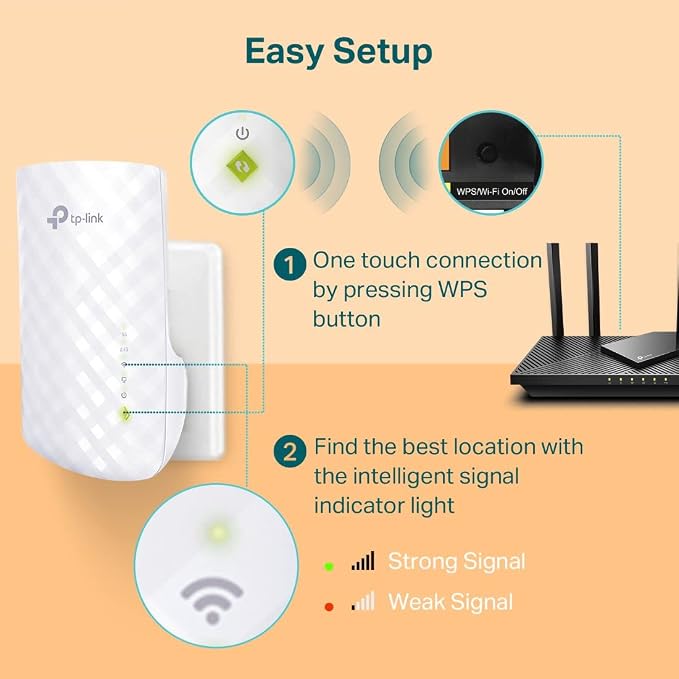 TP-Link WiFi Extender with Ethernet Port, Dual Band 5GHz/2.4GHz, Covers Up to - Image 6