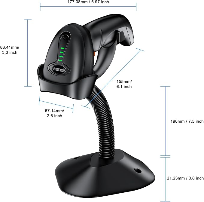 Symcode Barcode Scanner Wireless - Image 8