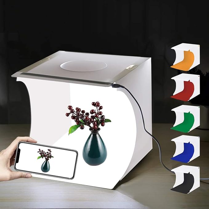 Mini Photo Studio Box, PULUZ 20cm Portable Photography Shooting Light Tent Kit - Image 2