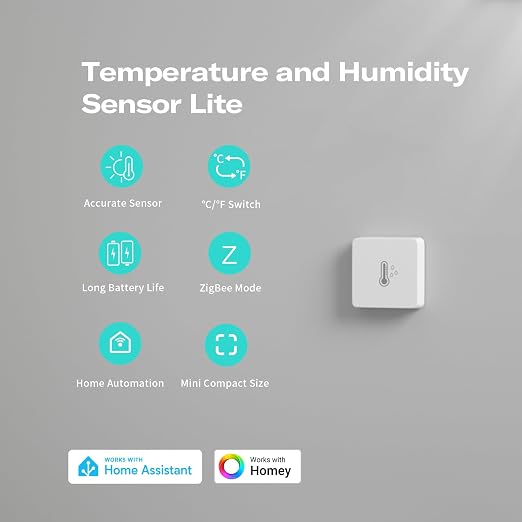 THIRDREALITY Zigbee Temperature and Humidity Sensor Lite, Smart Thermometer and - Image 2