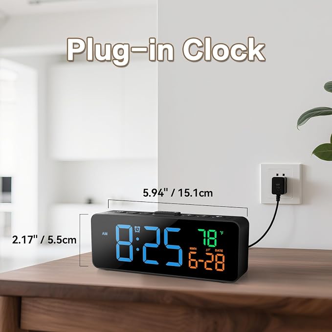 Netzu 3-in-1 Digital Clocks for Living Room - Image 3