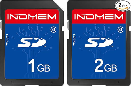 SD Card 1GB + 2GB, Class 4 Flash Memory Card 2G SLC Standard Secure Digital by Brand