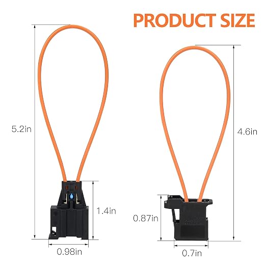Mellbree 2Pcs Fiber Optic Loop, Female and Male Fiber Optic Bypass Loop Adapter - Image 4