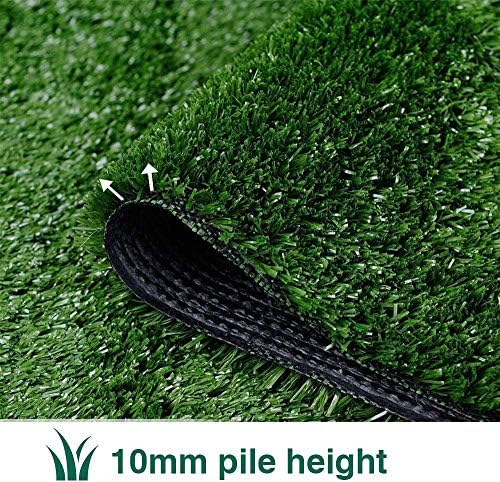 LITA Artificial Grass Turf Lawn 7 Feet x 14 Feet, 0.4" Pile Height Indoor - Image 2