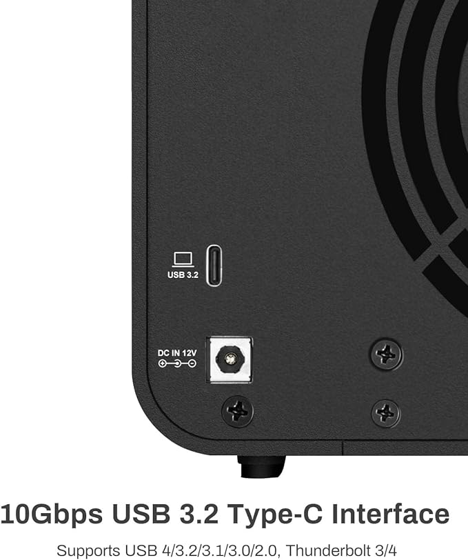 TERRAMASTER D4-320 External Hard Drive Enclosure - Image 3