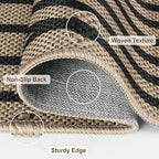 Faux Jute Area Rug, Dining Room, Home Decor - Image 4