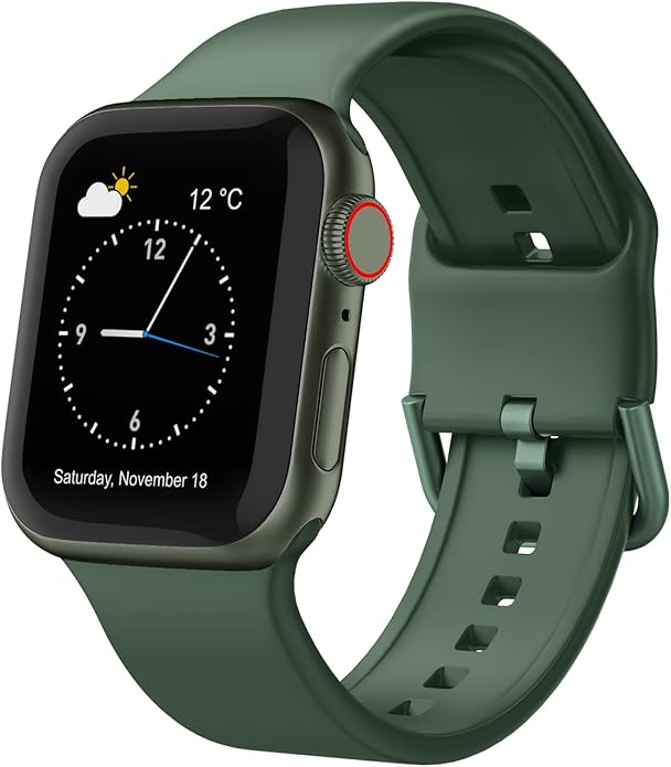 Sport Band Compatible with Apple Watch Bands 49mm 46mm 45mm 44mm 42mm 41mm 40mm by Recoppa