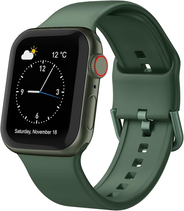 Sport Band Compatible with Apple Watch Bands 49mm 46mm 45mm 44mm 42mm 41mm 40mm by Recoppa