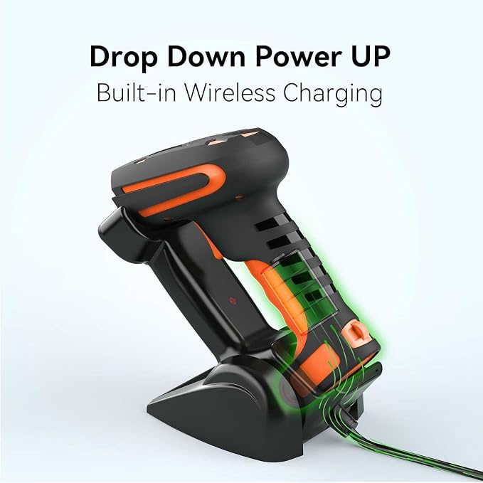 Alacrity Long Distance 1D 2D Industrial Barcode Scanner, Wireless Charging - Image 4