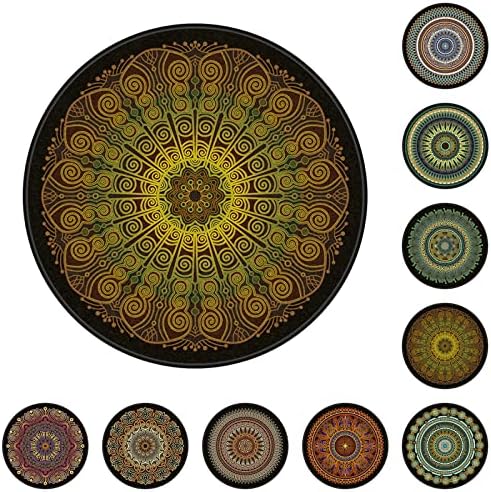Chair Mat for Hardwood Floor Anti-Slip Floor Protector Round Gaming Computer - Image 2