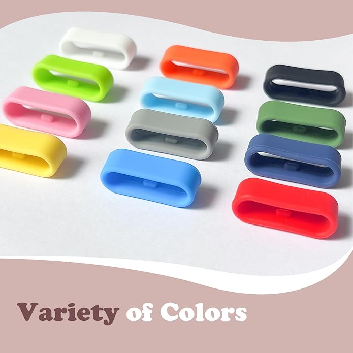 Multi-Color Band Keeper, Magic band locks, Silicone Fastener Rings Security - Image 5