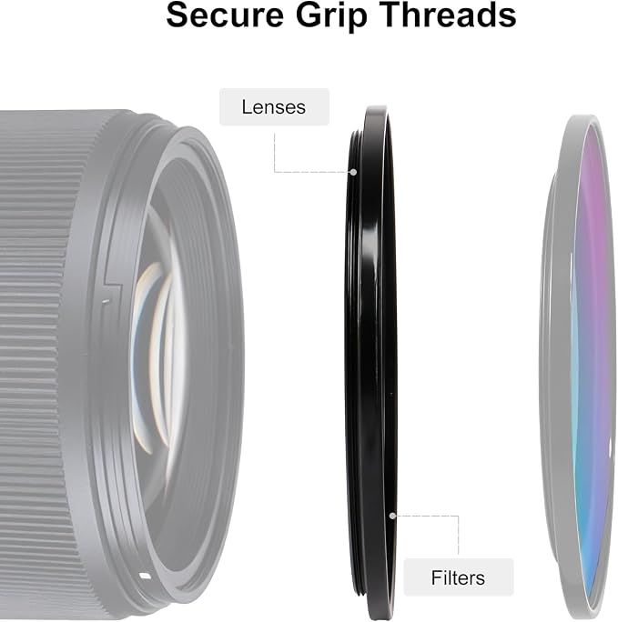 Camkix 67-82mm Step-Up Filter Ring Adapter, 67mm to 82mm - Image 2