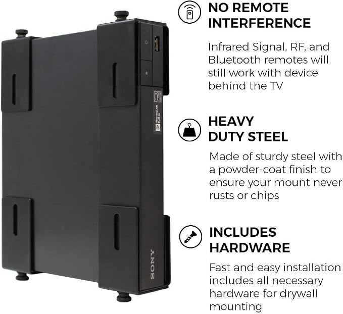 HumanCentric Adjustable Device Wall Mount, Cable Box and Modem Bracket - Image 4