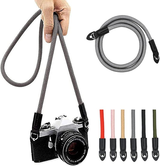 Camera Strap Vintage 100cm Nylon Climbing Rope Camera Neck Shoulder Strap by Eorefo